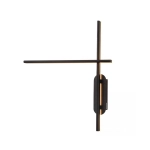 1945 LED WALL LAMP 20W 3000K BLACK Zambelis Lights